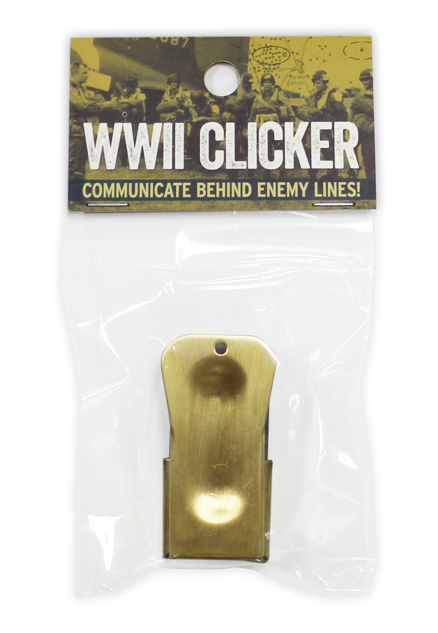 Replica WWII Brass Clicker D-Day Cricket